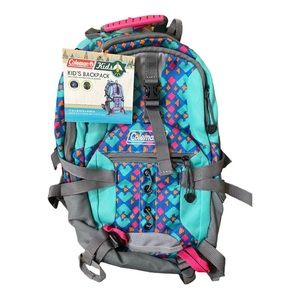 Coleman Kid’s Backpack, includes hydration bladder. Never Used!!  Multicolor